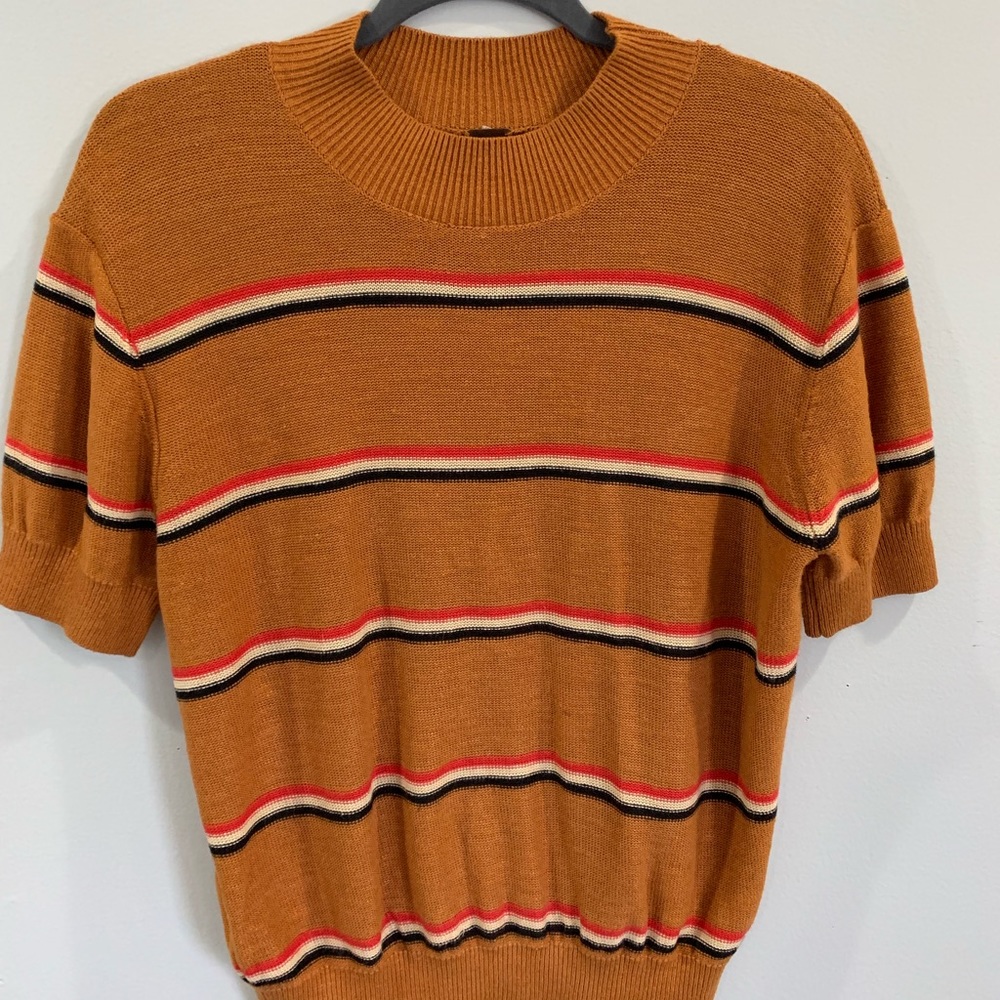 Free People Wayback mock neck sweater size Large